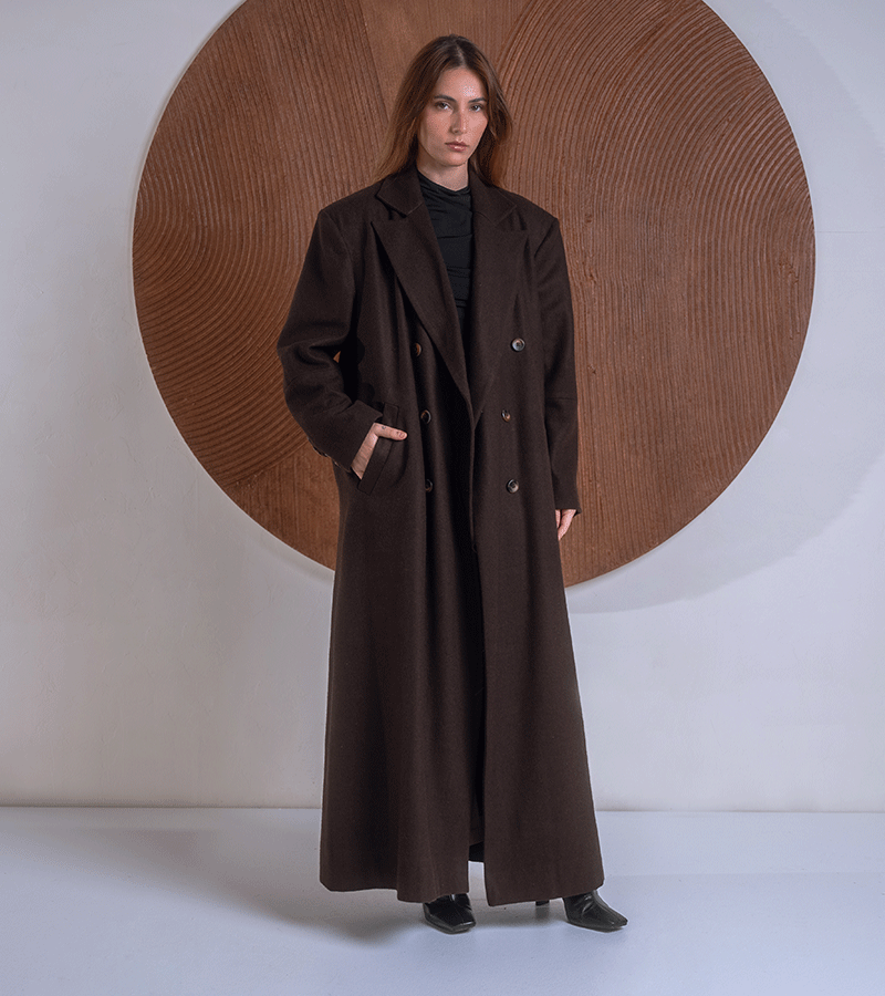 WOOL TRENCH COAT
